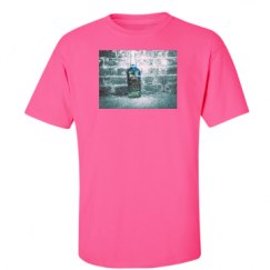Unisex Ultra Cotton Safety Neon Crewneck Tee