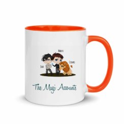 11oz Ceramic Mug with Color Inside