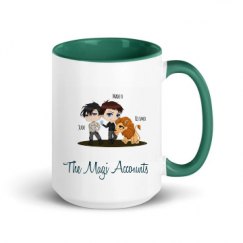 15oz Ceramic Mug with Color Inside