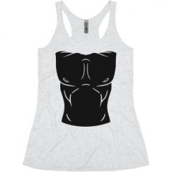 Ladies Slim Fit Super Soft Racerback Triblend Tank