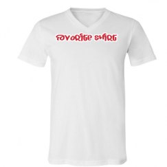 Unisex V-Neck Jersey Tee