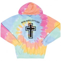 Unisex Tie-Dye Fleece Hoodie