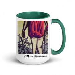 15oz Ceramic Mug with Color Inside