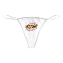 Basic White Thong Underwear