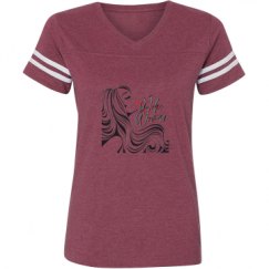 Ladies Relaxed Fit Vintage Sports Tee