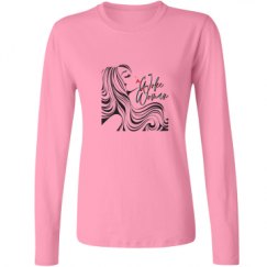 Ladies Relaxed Fit Basic Long Sleeve Tee