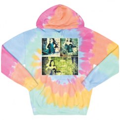 Unisex Tie-Dye Fleece Hoodie