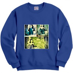 Unisex Film and Foil Crewneck Sweatshirt