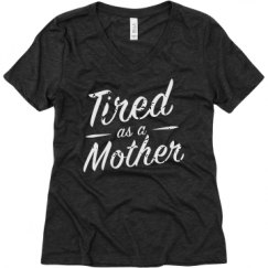 Ladies Relaxed Fit Super Soft Triblend V-Neck Tee