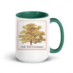 15oz Ceramic Mug with Color Inside