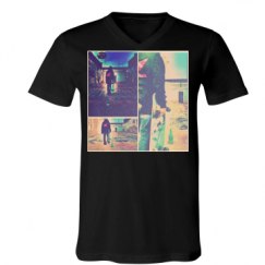 Unisex V-Neck Jersey Tee