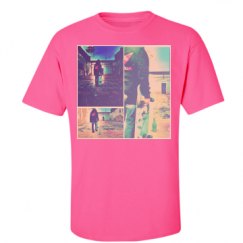 Unisex Ultra Cotton Safety Neon Crewneck Tee