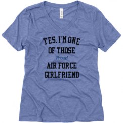 Ladies Relaxed Fit Super Soft Triblend V-Neck Tee