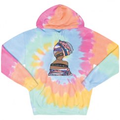 Unisex Tie-Dye Fleece Hoodie