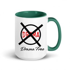 15oz Ceramic Mug with Color Inside