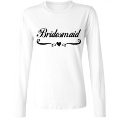 Ladies Relaxed Fit Basic Long Sleeve Tee