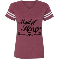 Ladies Relaxed Fit Vintage Sports Tee