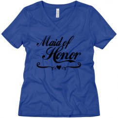 Ladies Relaxed Fit V-Neck Tee