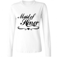 Ladies Relaxed Fit Basic Long Sleeve Tee