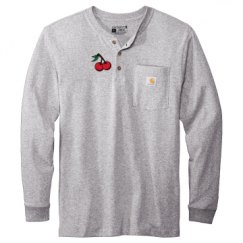 Unisex Carhartt Long Sleeve Henley Tee 