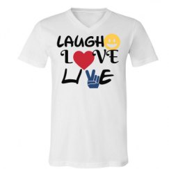 Unisex V-Neck Jersey Tee