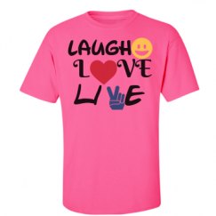 Unisex Ultra Cotton Safety Neon Crewneck Tee