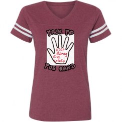 Ladies Relaxed Fit Vintage Sports Tee