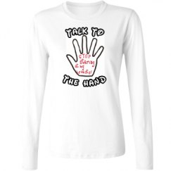 Ladies Relaxed Fit Basic Long Sleeve Tee