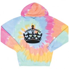 Unisex Tie-Dye Fleece Hoodie