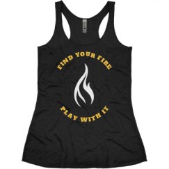 Ladies Slim Fit Super Soft Racerback Triblend Tank
