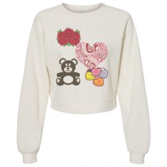 Women's Raglan Pullover Fleece