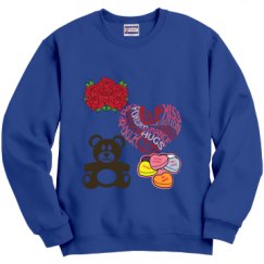 Unisex Film and Foil Crewneck Sweatshirt