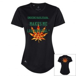 Smoking Marijuana Makes Me Less Homicidal T-Shirt."