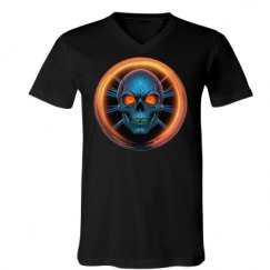 Unisex V-Neck Jersey Tee