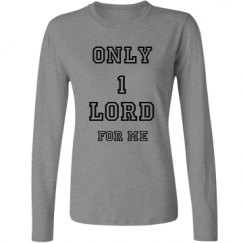 Ladies Relaxed Fit Basic Long Sleeve Tee