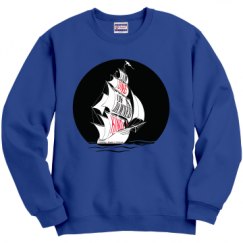 Unisex Film and Foil Crewneck Sweatshirt