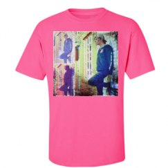Unisex Ultra Cotton Safety Neon Crewneck Tee