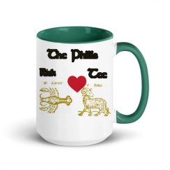 15oz Ceramic Mug with Color Inside