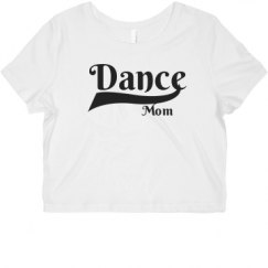 Ladies Slim Fit Crop Top Tee