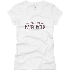 Ladies Slim Fit Basic Promo Jersey Tee