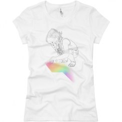 Ladies Slim Fit Basic Promo Jersey Tee