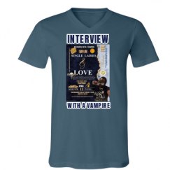 Unisex V-Neck Jersey Tee