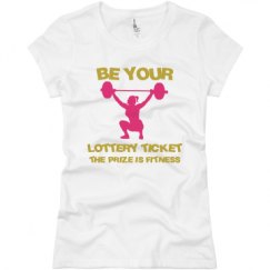 Ladies Slim Fit Basic Promo Jersey Tee