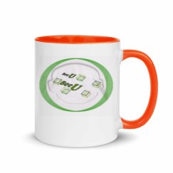 11oz Ceramic Mug with Color Inside