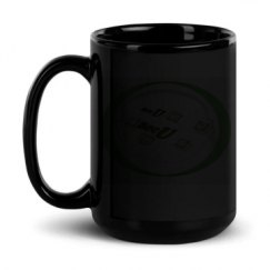 15oz Black Glossy Mug
