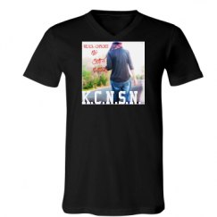 Unisex V-Neck Jersey Tee