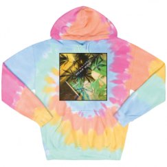 Unisex Tie-Dye Fleece Hoodie