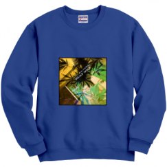 Unisex Film and Foil Crewneck Sweatshirt