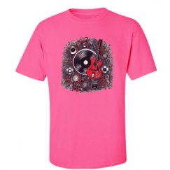 Unisex Ultra Cotton Safety Neon Crewneck Tee