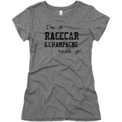 Ladies Slim Fit Super Soft Triblend Tee